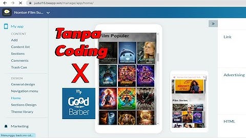 Tutorial Membuat Aplikasi Android Mudah Tanpa Coding Menggunakan Goodbarber