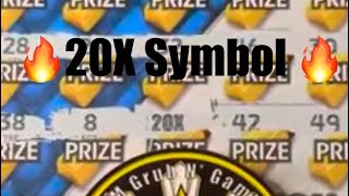 💥20X Symbol Found 💵📈- Washington State Lottery Scratcher $30 Supreme 7s and Chrome