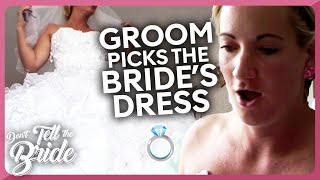 Bride wants a big traveller wedding dress, but Groom goes small... 💍