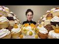 ASMR🍰Eating Orange Blossom Cake🍰