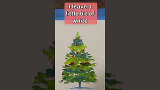 Paint a Festive Watercolor Christmas Tree for Holiday Cards! #christmascards #watercolor #painting