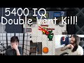 GreaseBall & Sykkuno 5400 IQ Double Vent Kill! | Both POV's Among Us