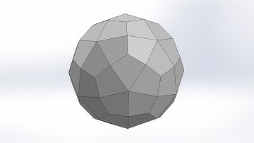 How to make Deltoidal Hexecontahedron by SolidWorks / 3D CAD