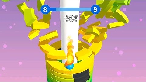 ⚽🏐🔥STACK BALL 3D NonStop Drop🔥 #gaming #stackball #live #shortslive