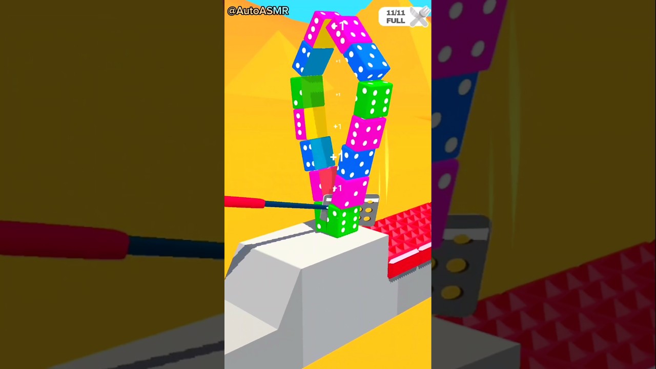 slice it all game! stress relief and peaceful asmr video