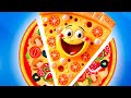 Pizza song  more  funny land kids songs  nursery rhymes 4k