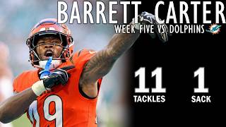Barrett Carter Week 5 Highlights | NFL 2026 - Cincinnati Bengals