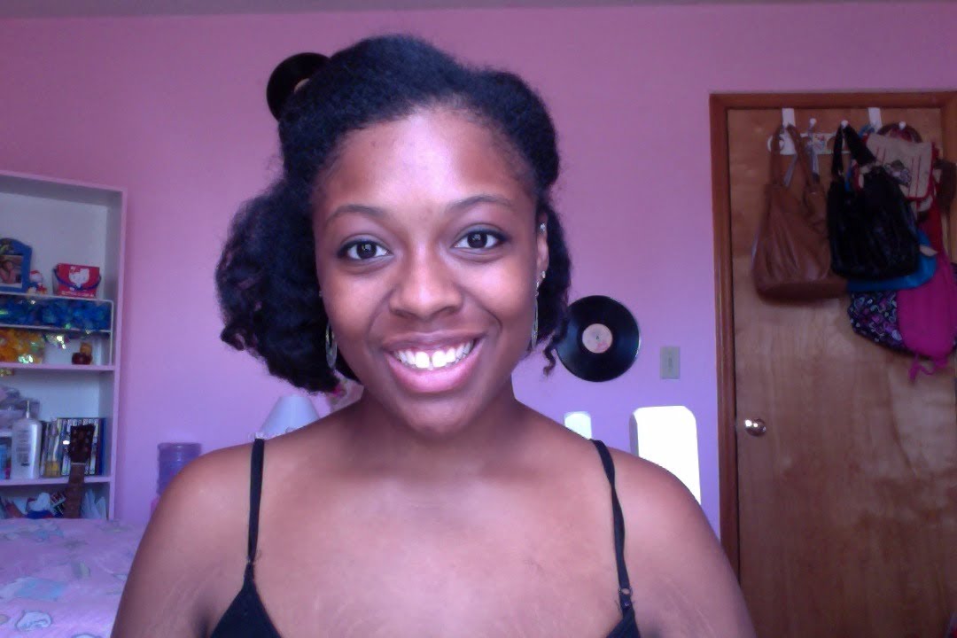 I Wear My Hair Pinned Side Bun Snapback Hair Tutorial For
