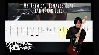 My Chemical Romance Dead! guitar lesson Frank (Tab)