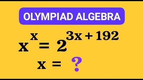 Viral olympiad algebra:trick to solve using log and exponentials