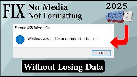 fix usb drive no media not formatting | how to fix usb pendrive problem | pen drive not formatting
