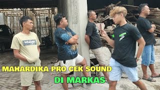 Riswanda Mahardika Cek Sound Di Markas Persiapan Ke Jember 