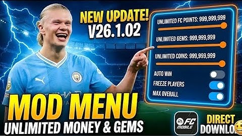 FC MOBILE MOD MENU V26.1.02 ✅ Unlimited Money, Fc Points - Fc Mobile Mod Menu_ Fc Mobile Mod Apk 