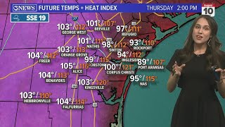 Hot, dry, breezy weather continues