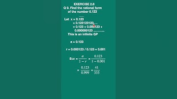 10th MATH | EXERCISE 2.8 Q 9 | Solutions  GEOMETRIC SERIES #Tamil#Samacheer#revisionexam