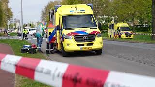 Motorrijder gewond ernstig ongeluk Groningen