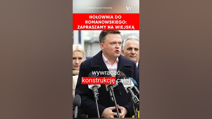 Hołownia do Romanowskiego: Zapraszam na Wiejską
