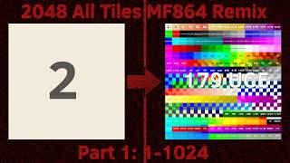 2048 ALL TILES 1-1024 MARIOFAN864 REMIX!