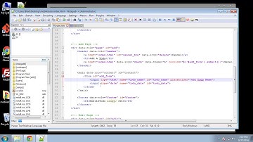 Projects in HTML5 – Chapter 52 – Adding Todos.mp4