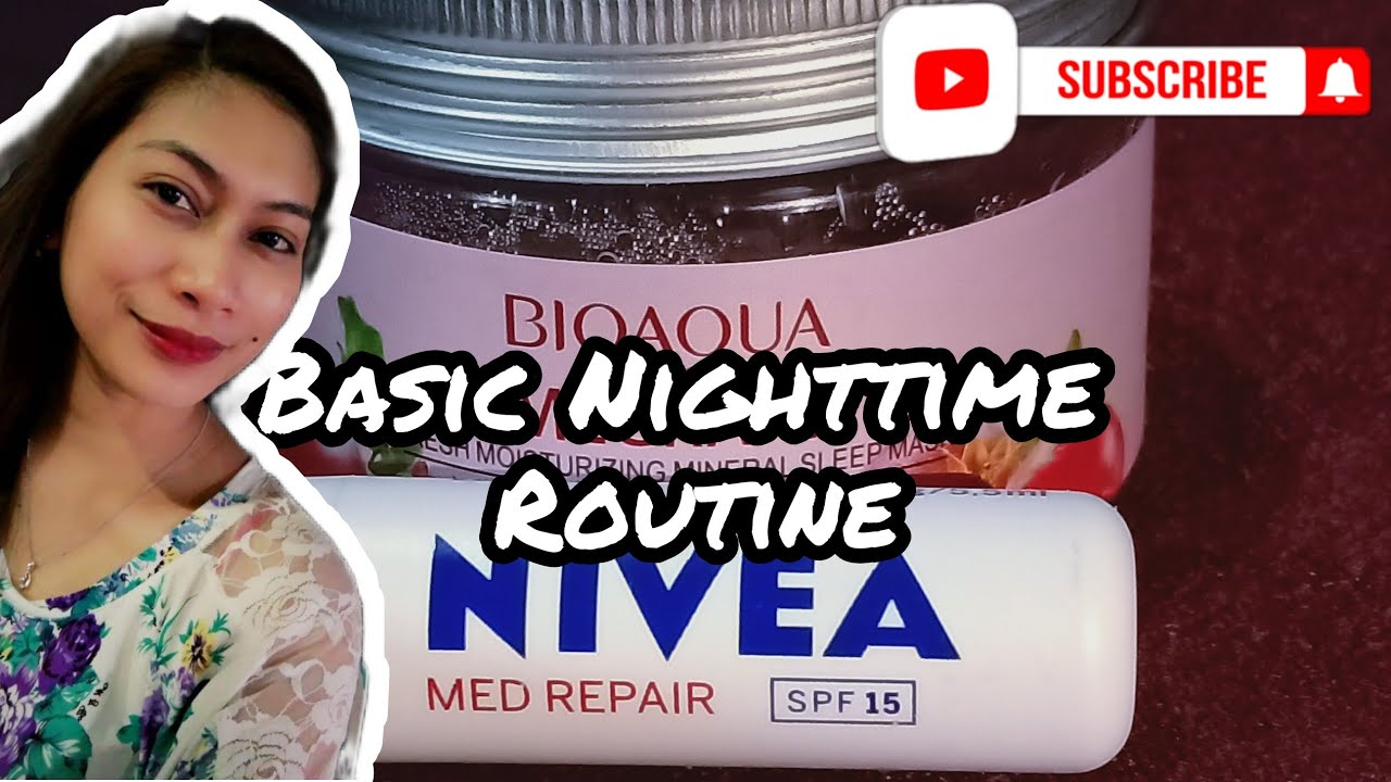nivealipbalm-sleepingmask-basic-nighttime-routine-before-going-to-bed