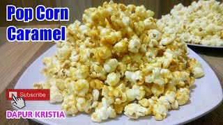 Popcorn Caramel Menggunakan Jagung Biasa