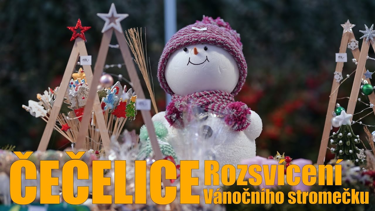 Čečelice – Rozsvícení Vánočního stromku 2025