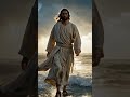 Jesus Christ walking in the sea #jesuschrist #biblicalevents
