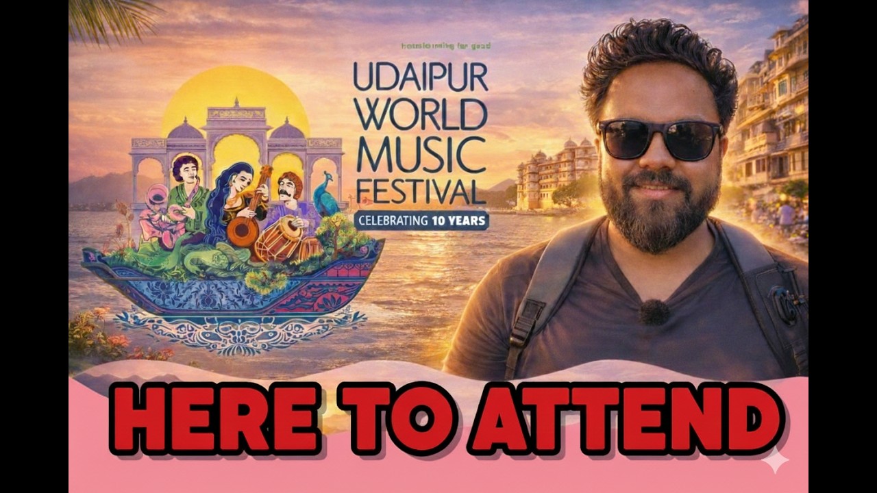 Here to attend UDAIPUR WORLD MUSIC FESTIVAL !!!! DAY 1