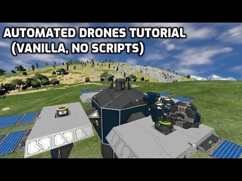 Vanilla Automated Drones (No Scripts) - Space Engineers Basics - YouTube
