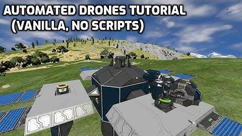 Vanilla Automated Drones (No Scripts) - Space Engineers Basics