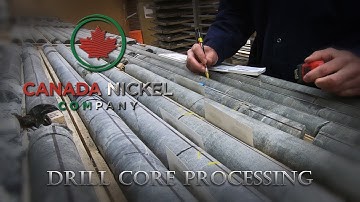 Drill Core Processing at Canada Nickel
