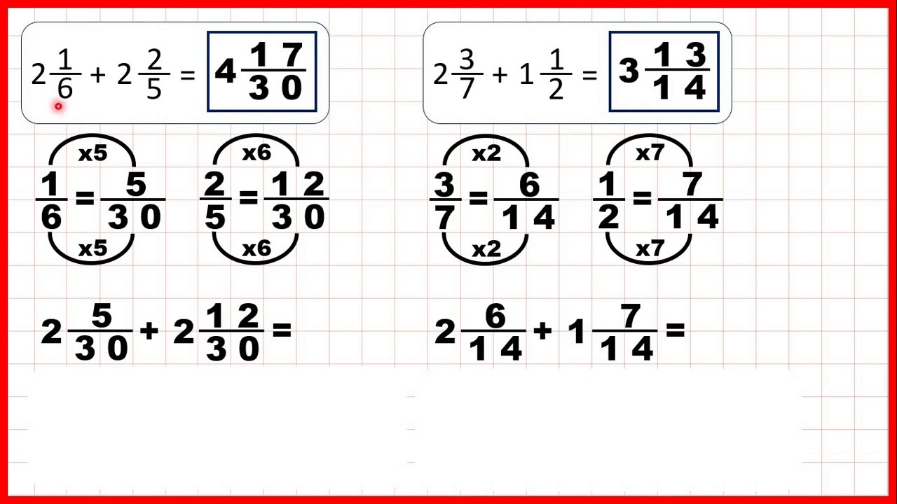 add-mixed-numbers-without-regrouping-fractions-year-6-youtube