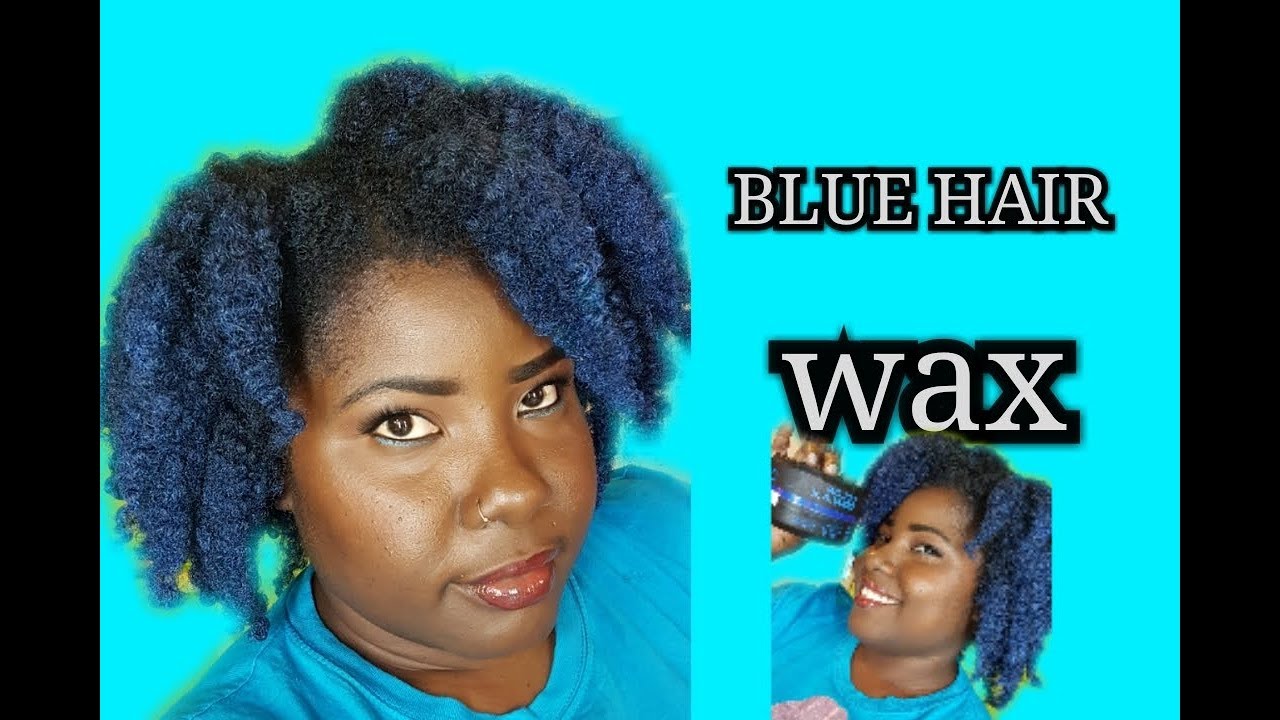Blue Hair Wax - wide 9