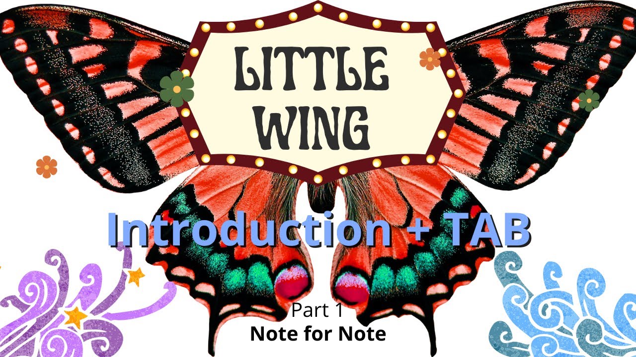 Learn How To Play Little Wing Like Jimi Hendrix | Note for Note Tutorial | Guitar Intro - Part 1