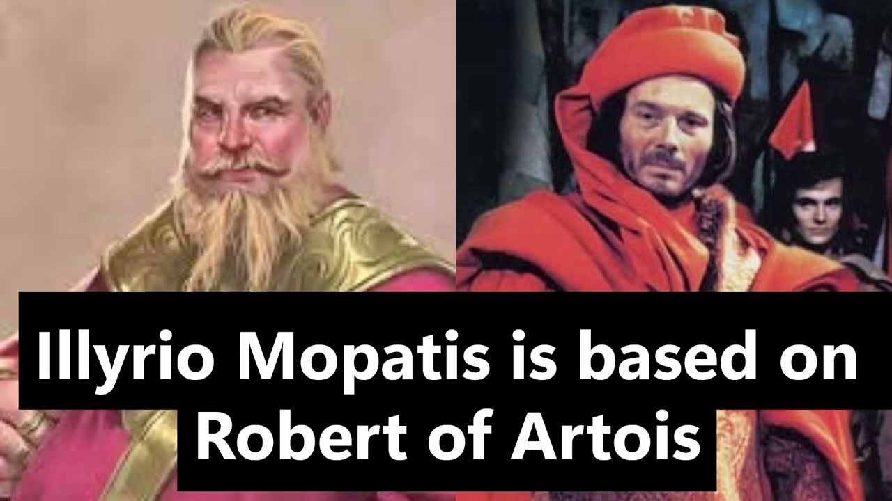 Illyrio is based on Robert of Artois from the accursed king books, Why Illyrio Gave Dany Dragon Eggs