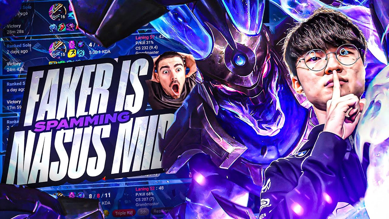 FAKER is OBSESSED With NASUS MID... *NEW META?*