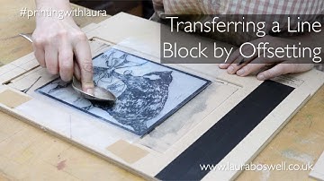 Transferring a Lino Block by Offsetting for Multiblock Printing