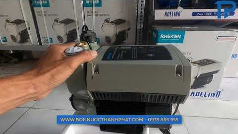 Chi tiết máy bơm tăng áp biến tần Rheken WZB35 400I Iveter