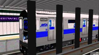 OpenBVE: R201 (2) train being tested in trial runs