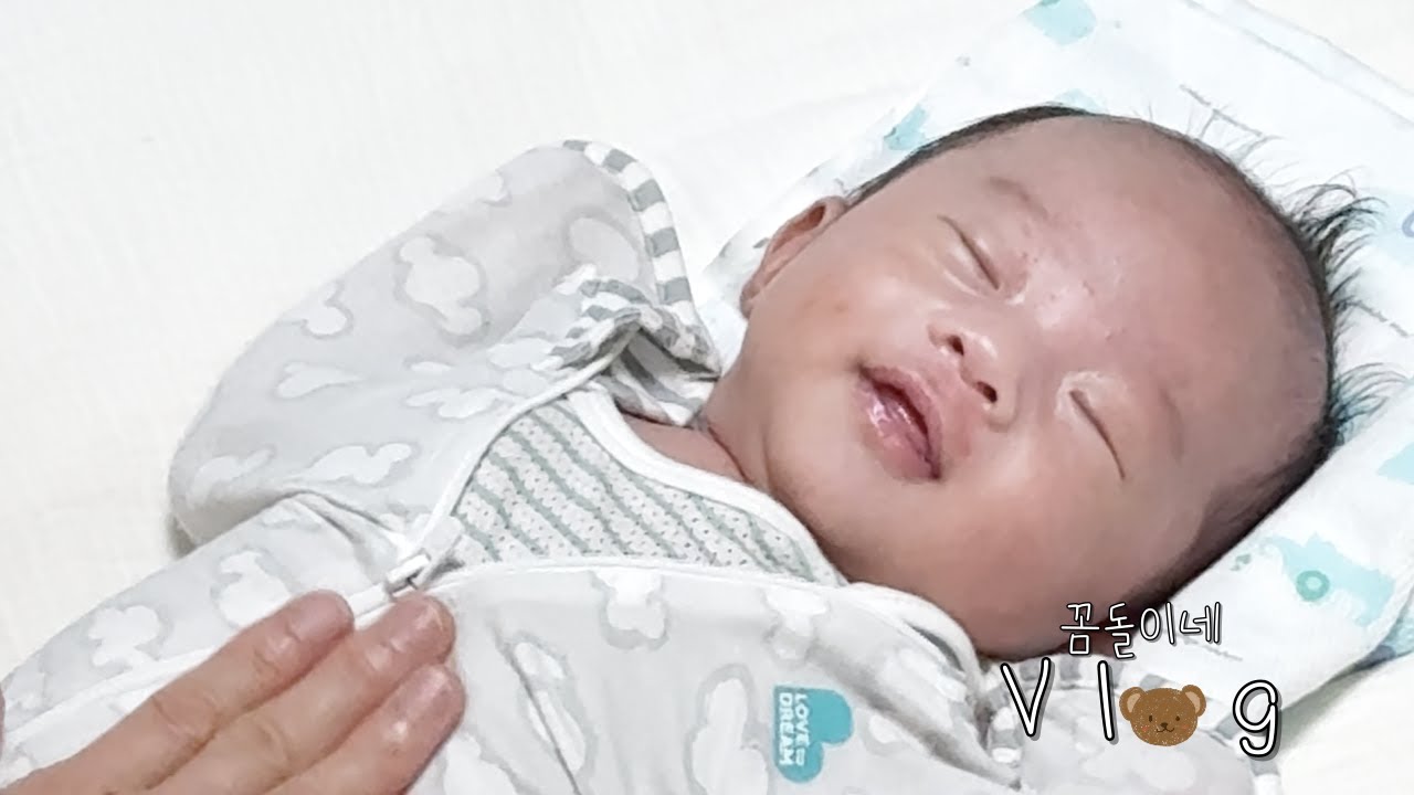 마사지에 취한 신생아👶🏻