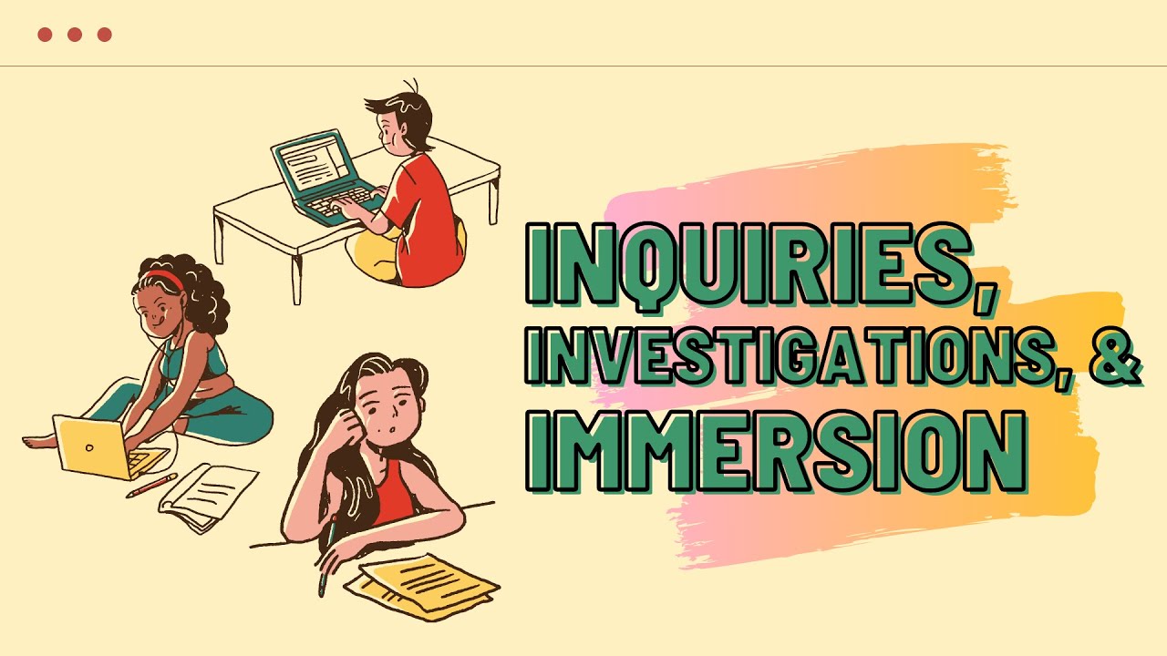 inquiries investigation and immersion research topics example stem