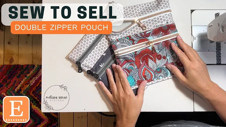 Learn to Sew and Make Money! Double Pocket Zipper Pouch Tutorial