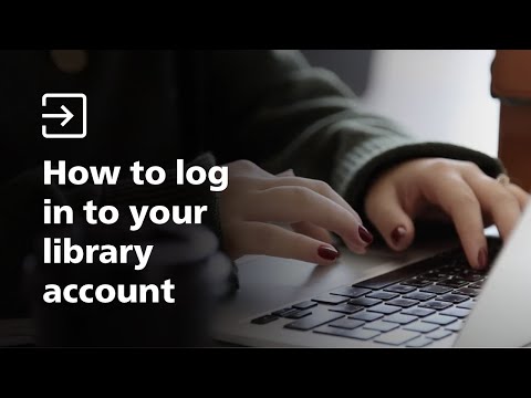 How to login to your Library account