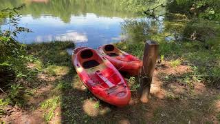 A Walk-around Swimming Lake at Oconee State Park - Scenic Lake Trail 
