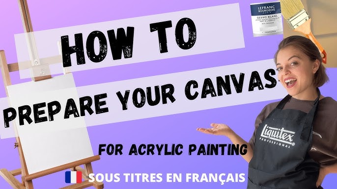 How to Prime Your Canvas for Acrylics