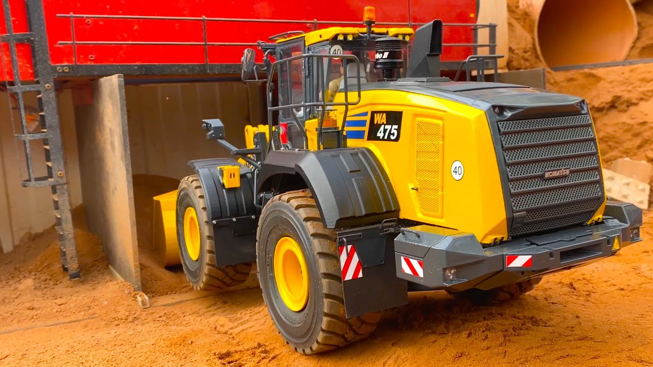 KOMATSU RC WHEEL LOADER SPECIAL in 4K