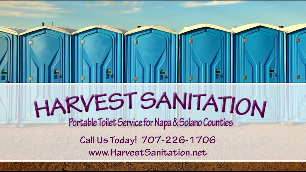 Harvest Sanitation Napa CA Portable Toilets YouTube
