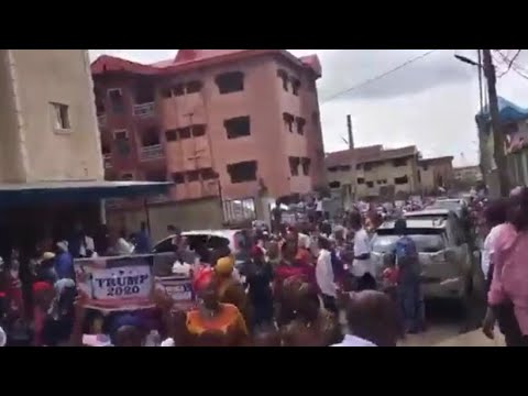 Huge Trump Rally in Nigeria, Yeah that?s right - in Nigeria!