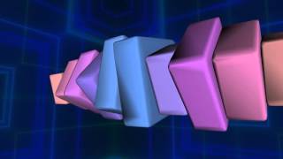 Magic music visualizer -- 3D spectrum demo #1