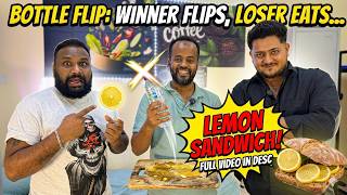 The Ultimate Flip Bottle Challenge Lemon Sandwich Penalty